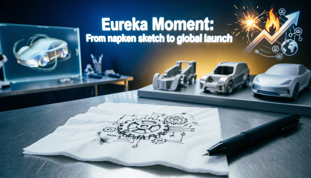 Eureka Moment - From a frantic sketch to a functioning reality.