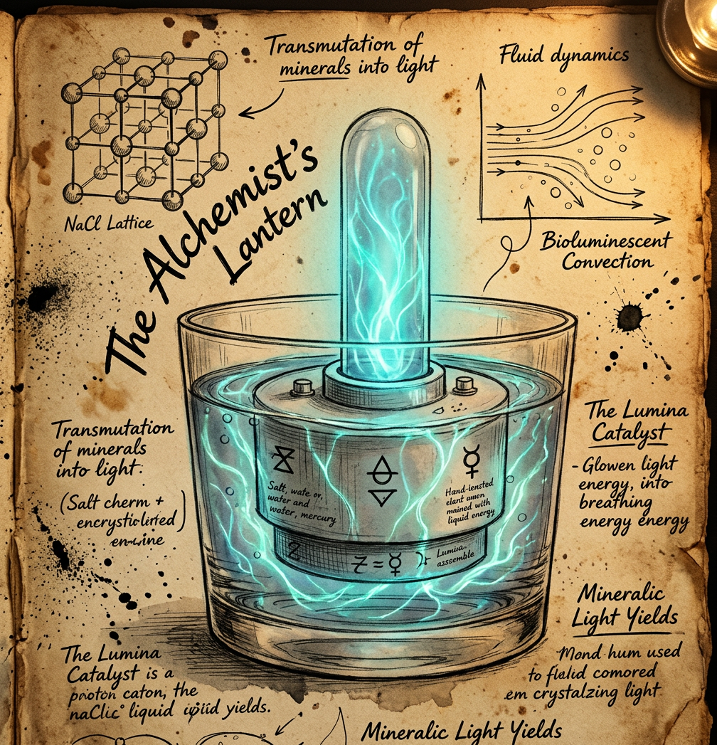 The Alchemist's Lantern - a salty relic that defies the dark